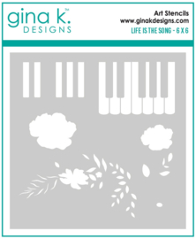 Life is the Song Stencil