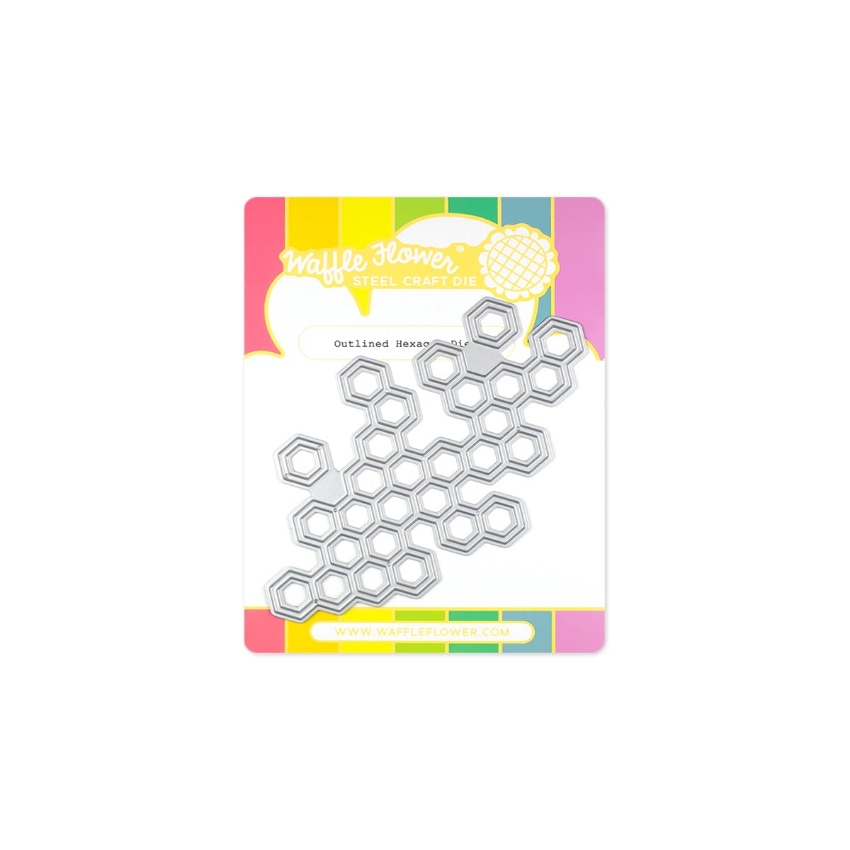 Outlined Hexagons Die