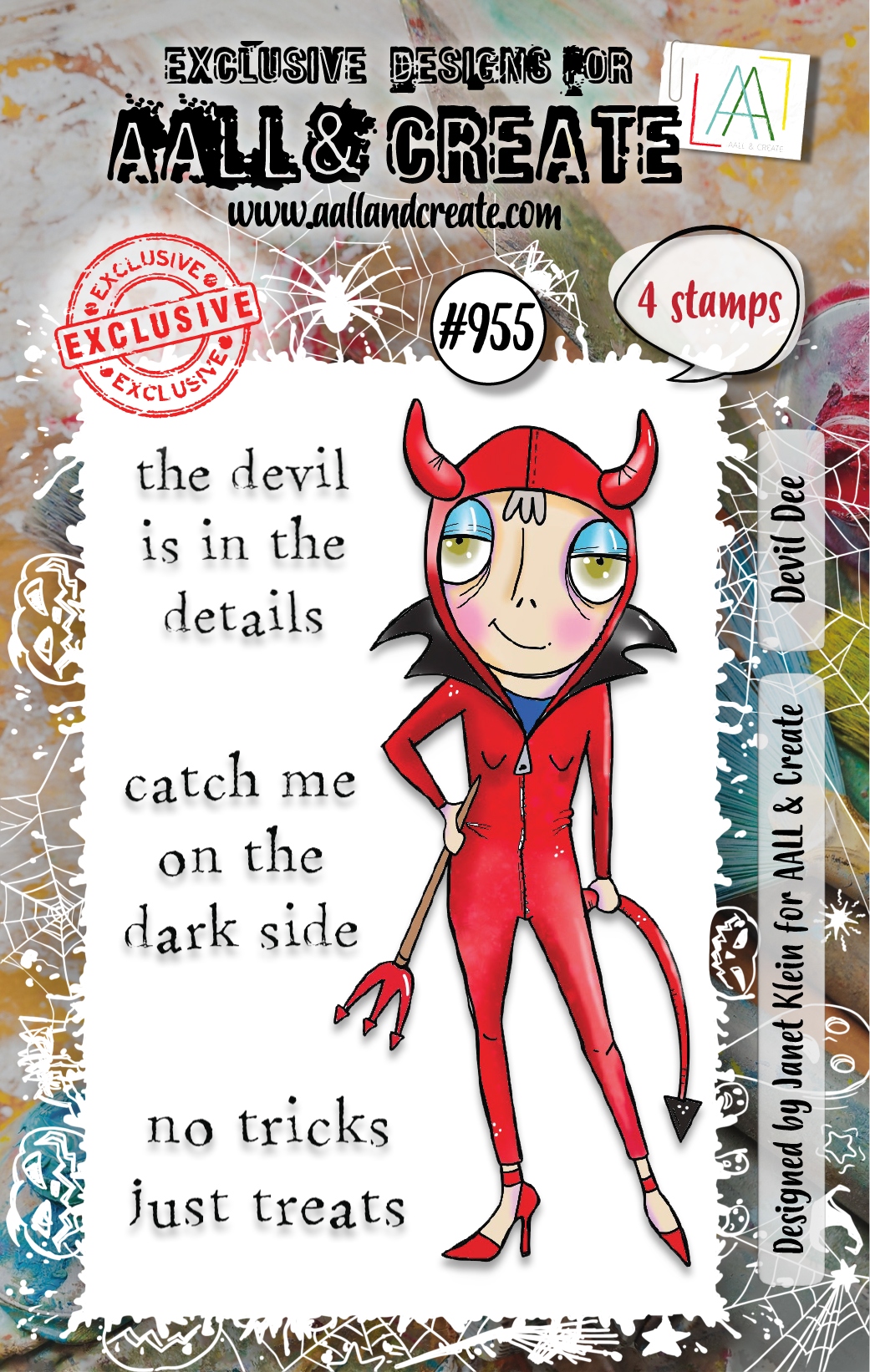 #0955 Devil Dee A7 Stamp Set