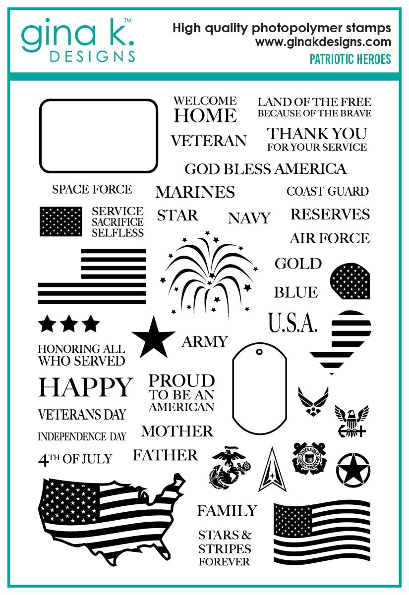 Patriotic Heroes Stamps