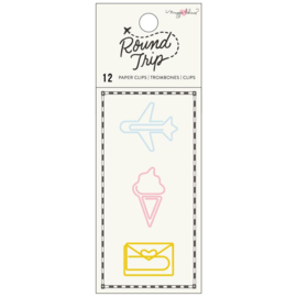 Round Trip Travel Paper Clips