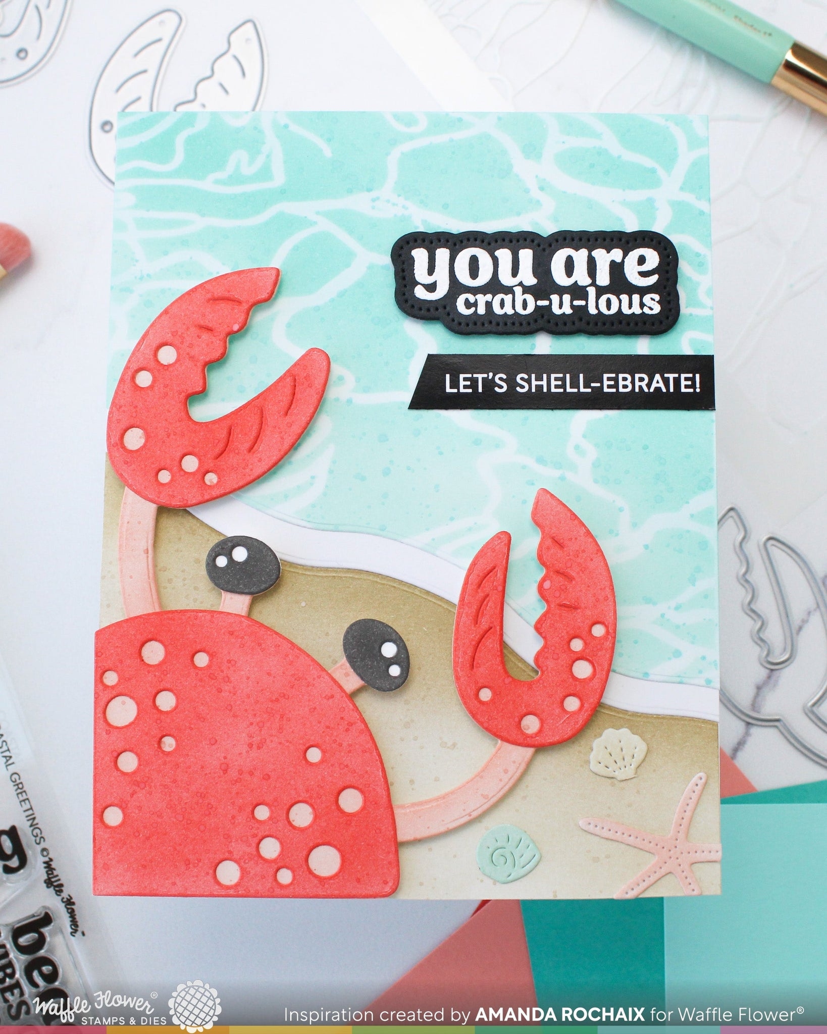 Coastal Greetings Piercing Matching Die