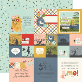Say Cheese Classic Pooh 2"X2" & 4"X4" Elements