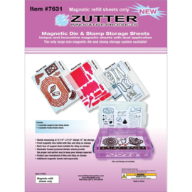 Magnetic Die & Stamp Storage Refill Sheets 12.25"X8.5"