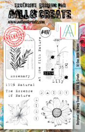 #0497 At One With Nature A5 Clear Stamp Set