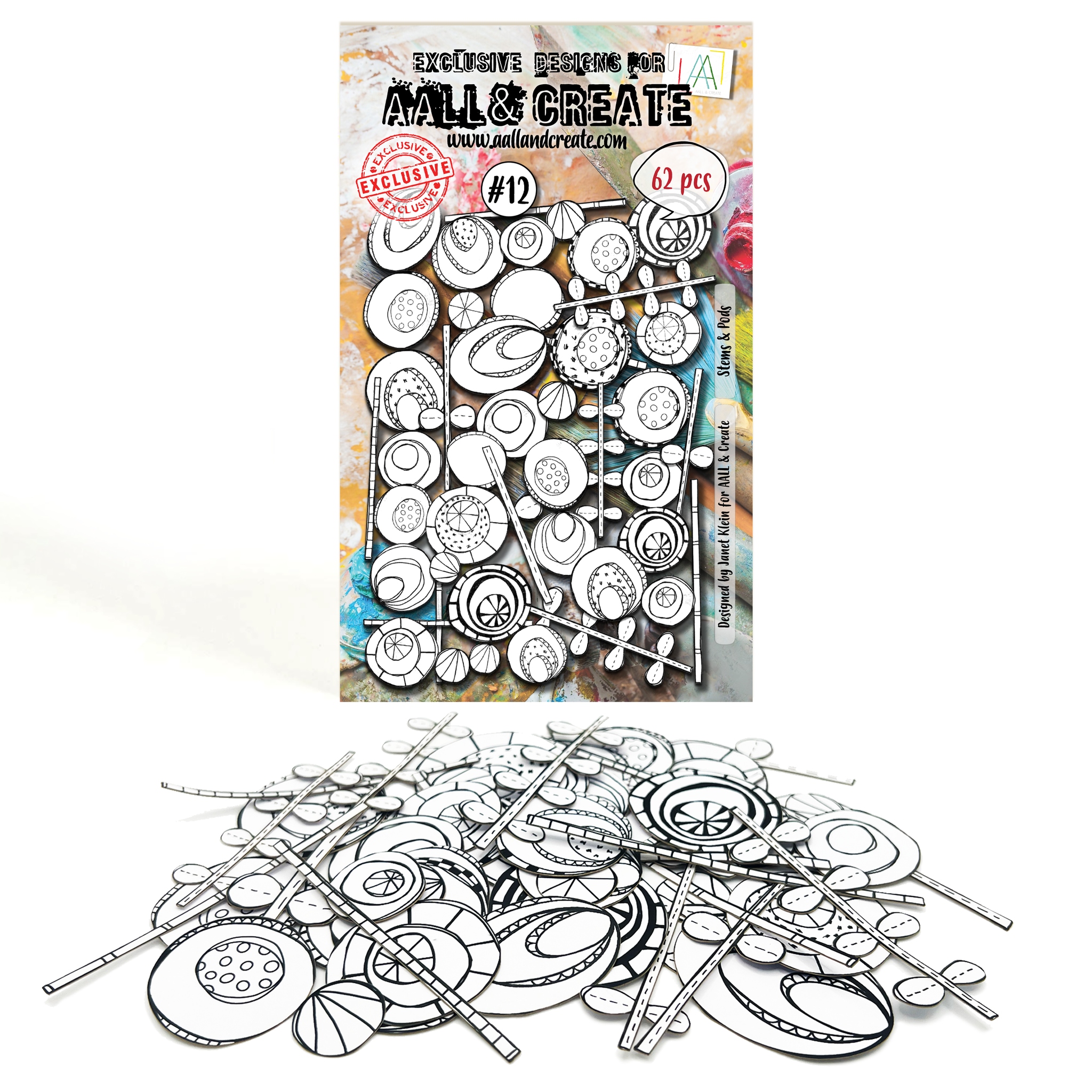 #012 Stems & Pods Ephemera Die Cuts
