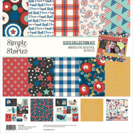 America The Beautiful Collection Kit 12"X12"