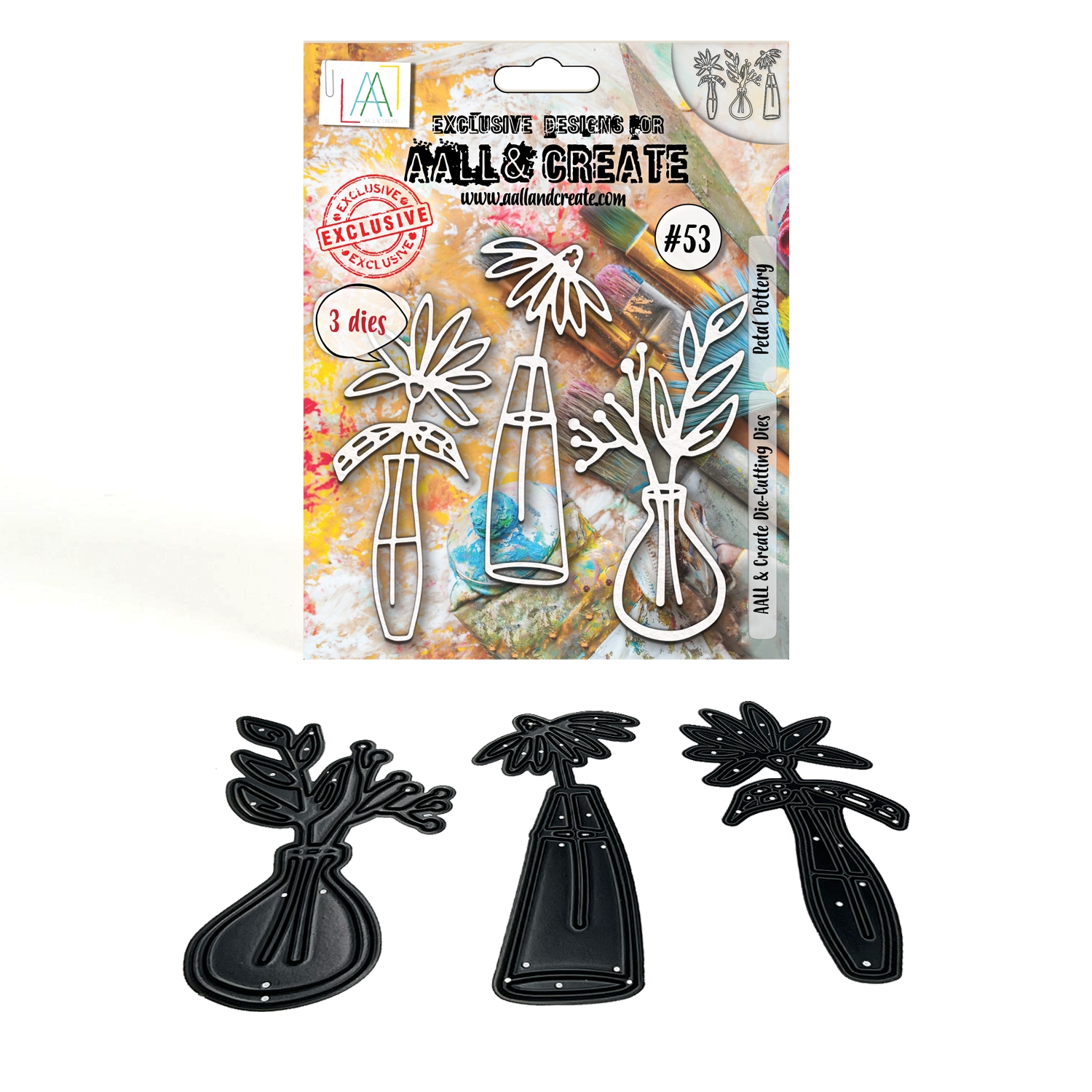 #053 Petal Pottery Cutting Die Set