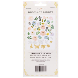 Woodland Grove Floral, Acetate & Embossed Ephemera Die-Cuts