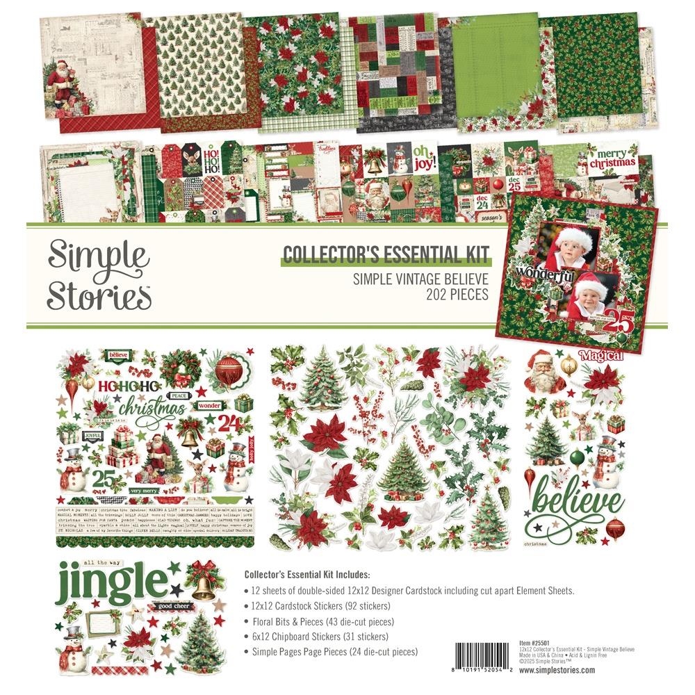 Believe Collector's Essential Kit 12"X12"
