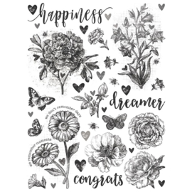 Simple Vintage Essentials Rub-Ons Botanicals