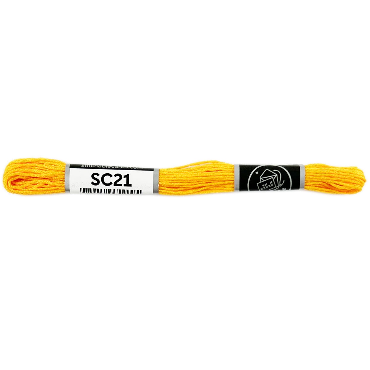 SC21 Embroidery Floss - Saffron Yellow 5/pk