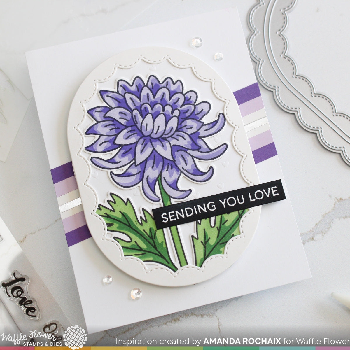 Sketched Chrysanthemum Stamp Set