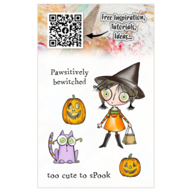 #1296 A7 Stamp Set Too Cute Spook