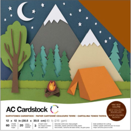 Variety Cardstock Pack Earthtones 12"X12"