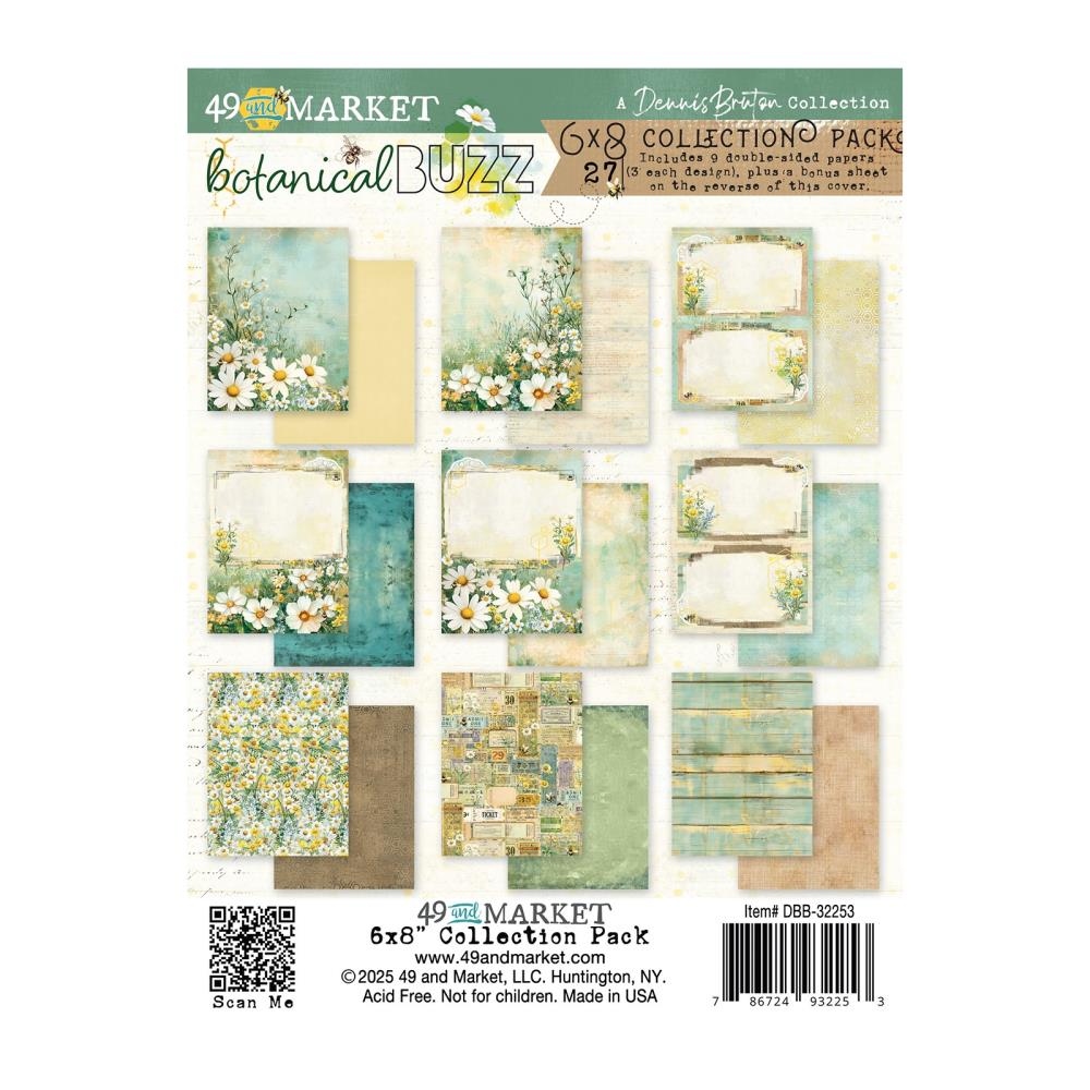 Botanical Buzz Collection Pack 6"X8"