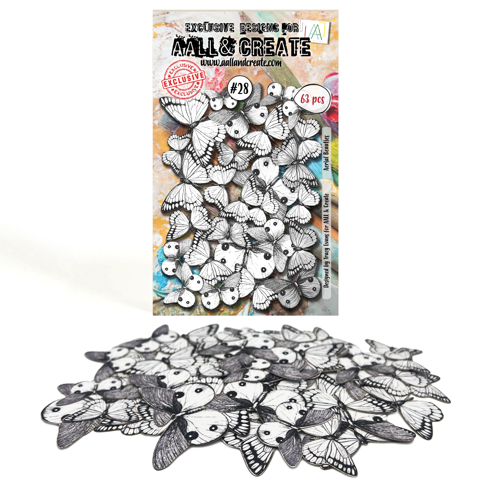 #028 Aerial Beauties Ephemera Die Cuts