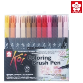 Koi Color Brush Pen Set x24