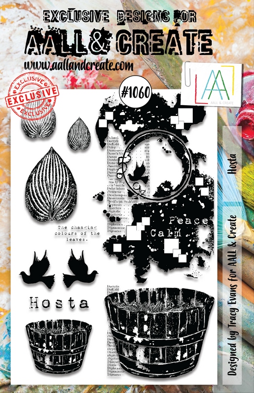 #1060 Hosta A5 Stamp Set
