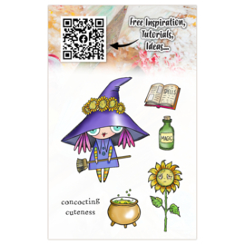 #1297  A7 Stamp Set Wee Witch