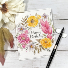Bouquet Frame Stamps