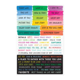 Bold And Bright Sticker Book 8 sheets