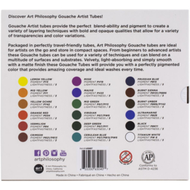 Gouache Set 12ml Assorted Colors