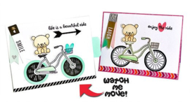 Animation Clear Stamps and Dies Enjoy the Ride