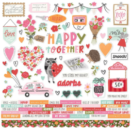 Heartstrings Cardstock Stickers
