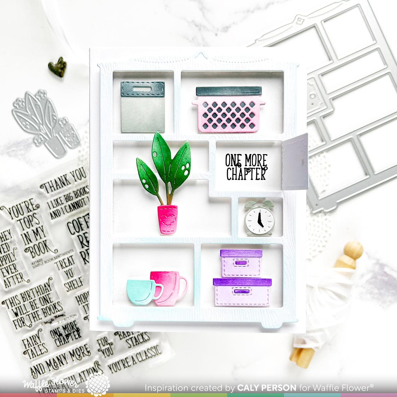 Simple Book Sentiments Stamp Set