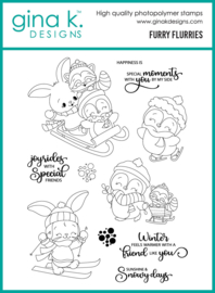 Furry Flurries Stamps