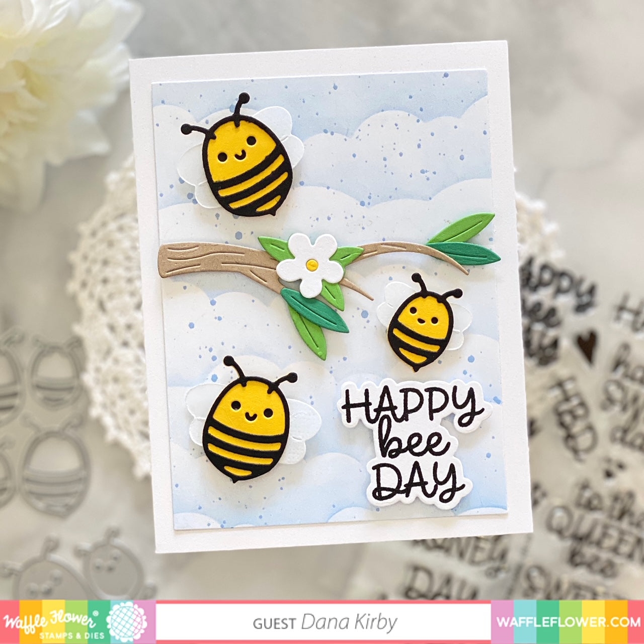Happy Bee Day Matching Die