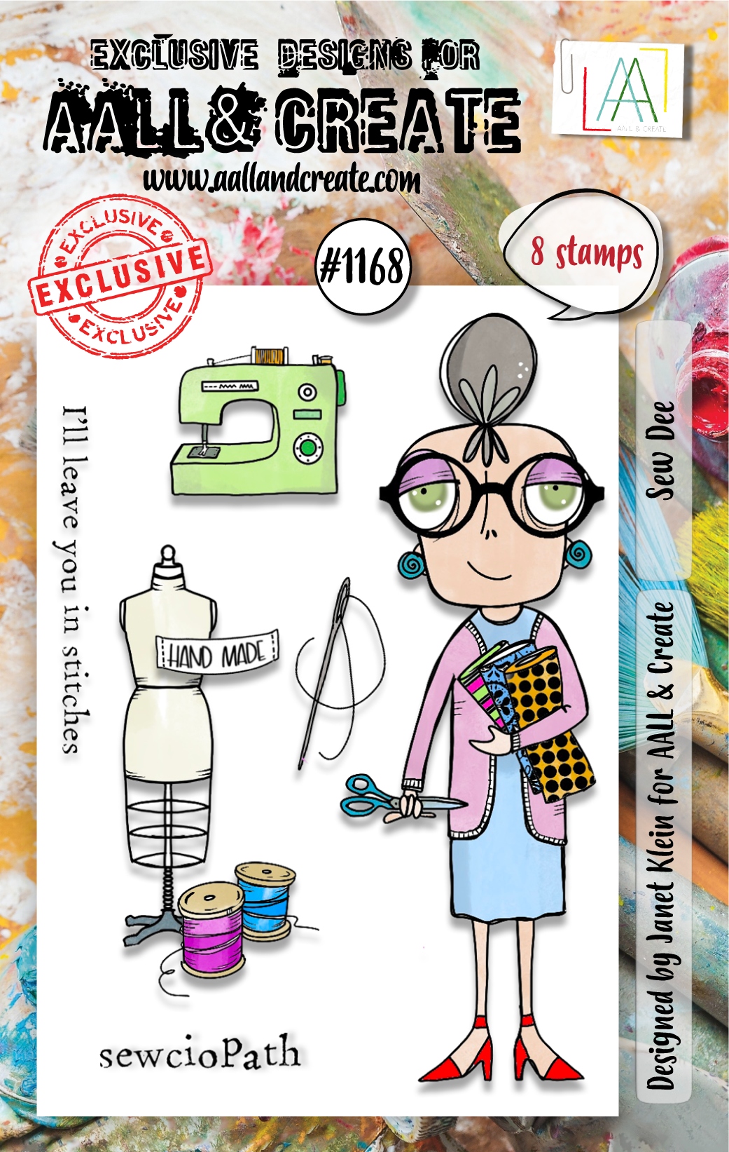 #1168 Sew Dee A7 Stamp Set