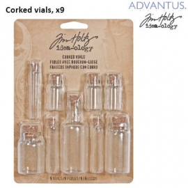 Corked vials