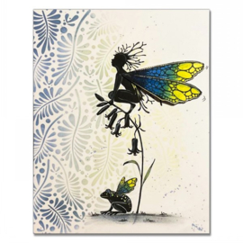 LAV722 Small Frog Stamp