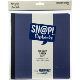 Navy Flipbook 6"X8"