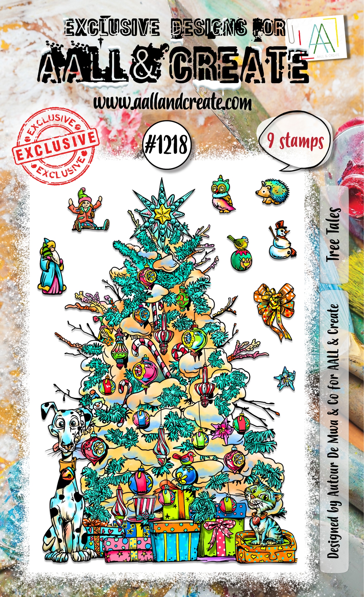 #1218 Tree Tales A6 Stamp Set