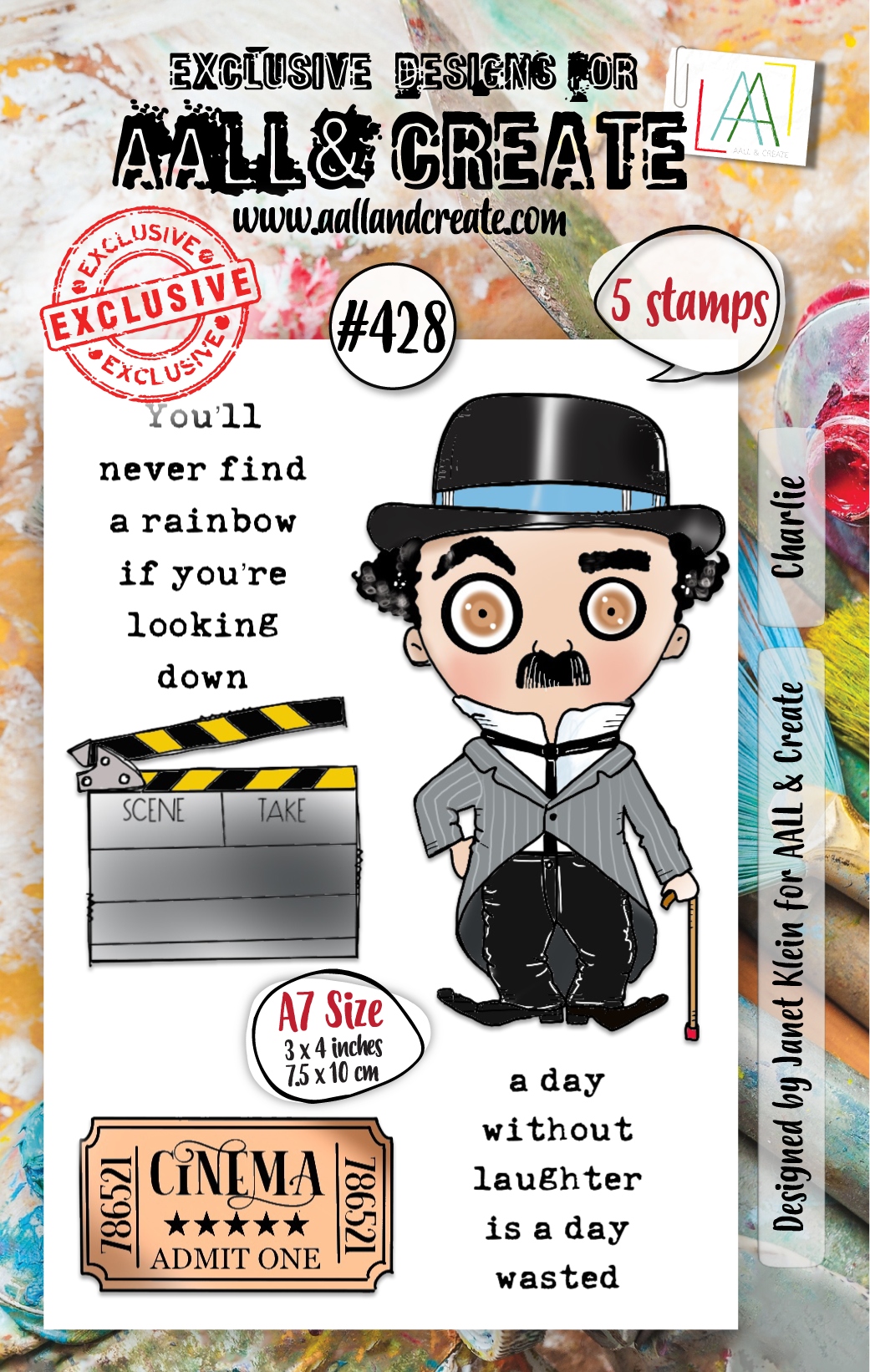 #0428 Charlie A7 Clear Stamp Set