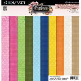 The Flower Emporium Pack Staples 12"X12"