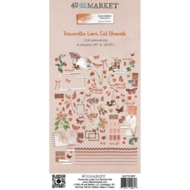 Color Swatch: Terracotta Laser Cut Outs Elements