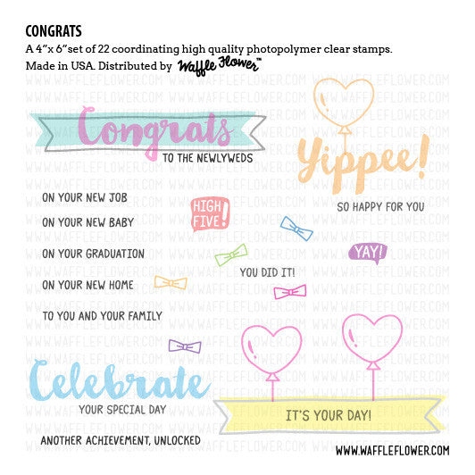 Congrats Stamp Set