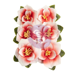 Magnolia Rouge Blushing Florals Mulberry Paper Flowers