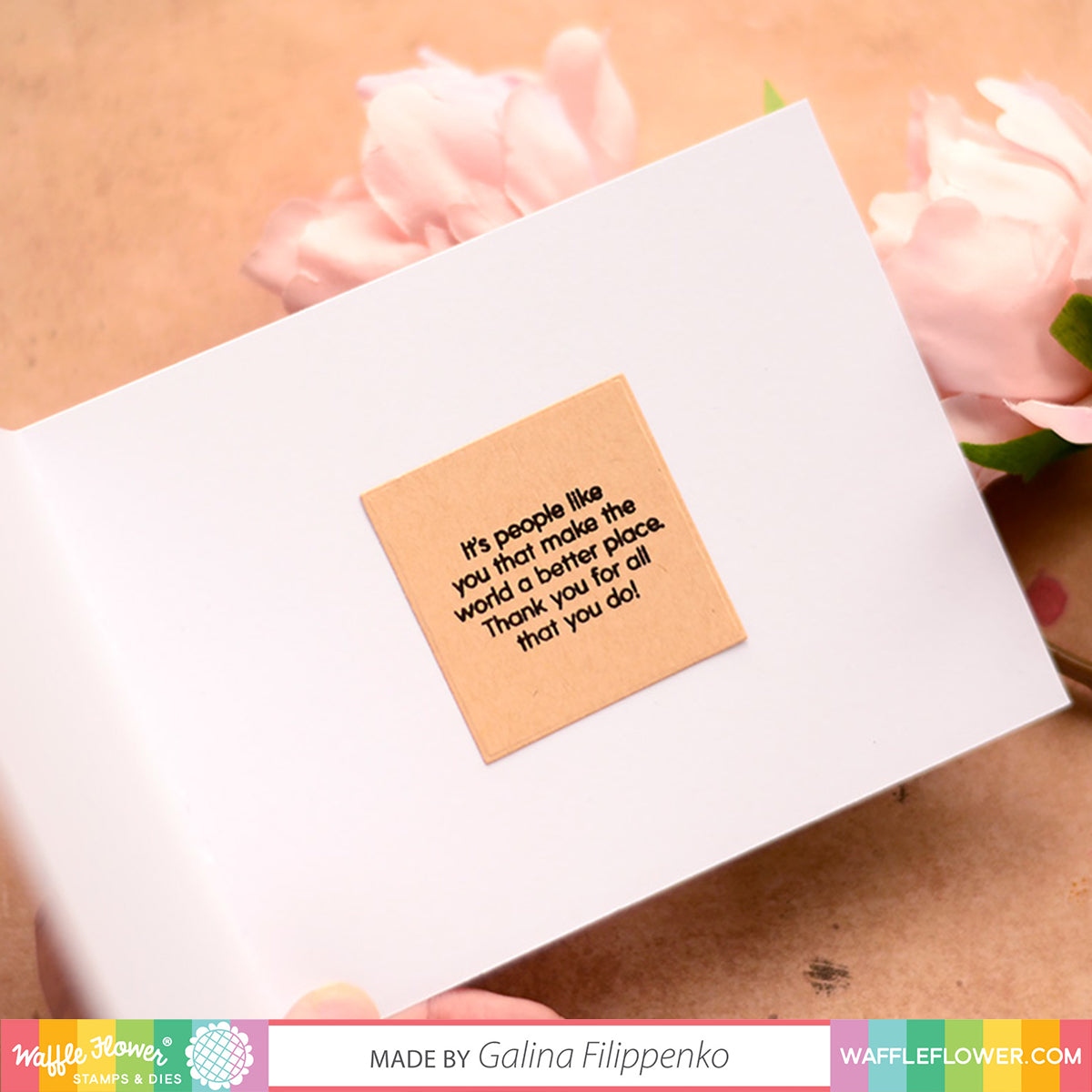 Inside Sentiments Thank You Stamp Set