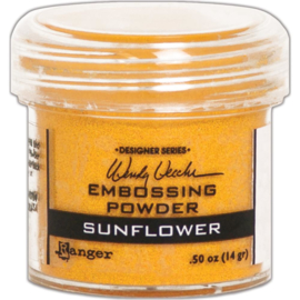 Embossing Powder Sunflower