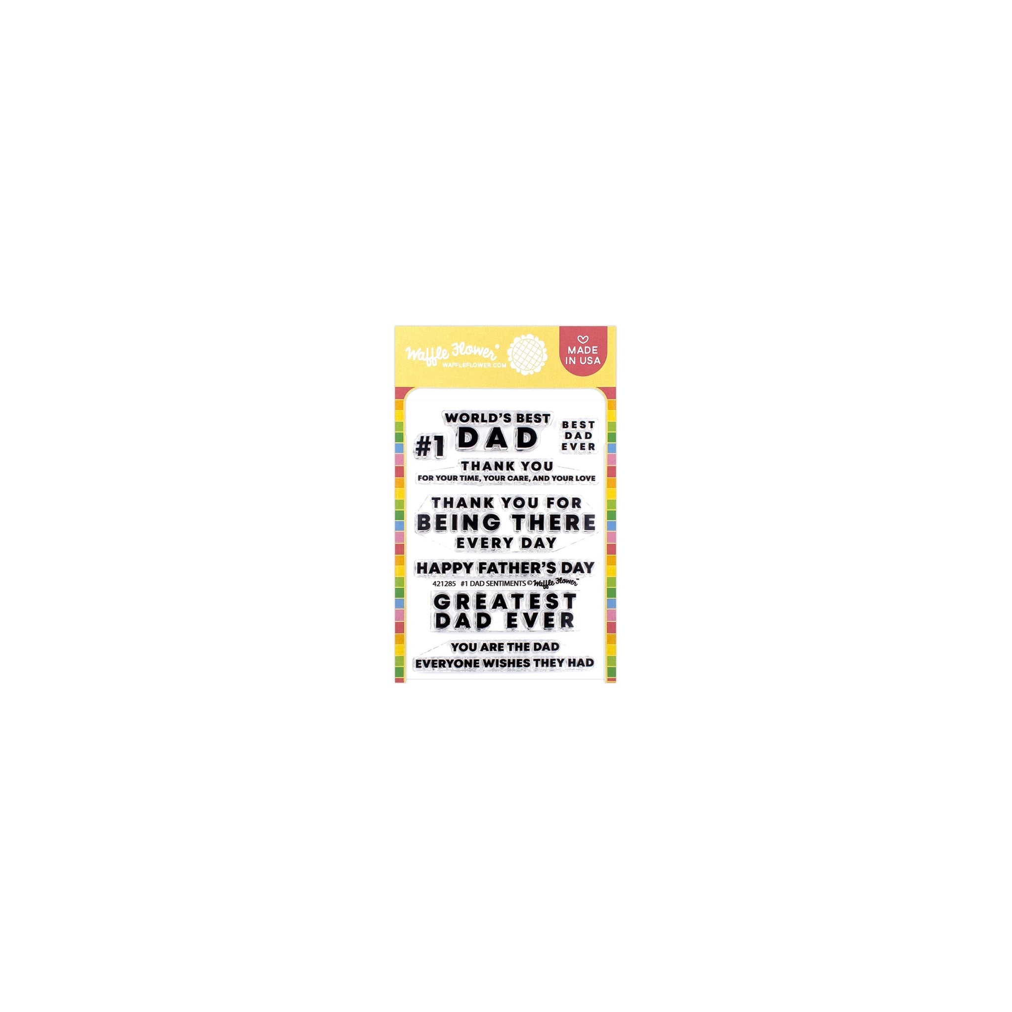 #1 Dad Sentiments Stamp Set