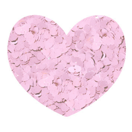 Glitter Light Pink Hearts