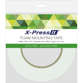 Double-Sided Foam Tape 18mm .75"X4.4yd