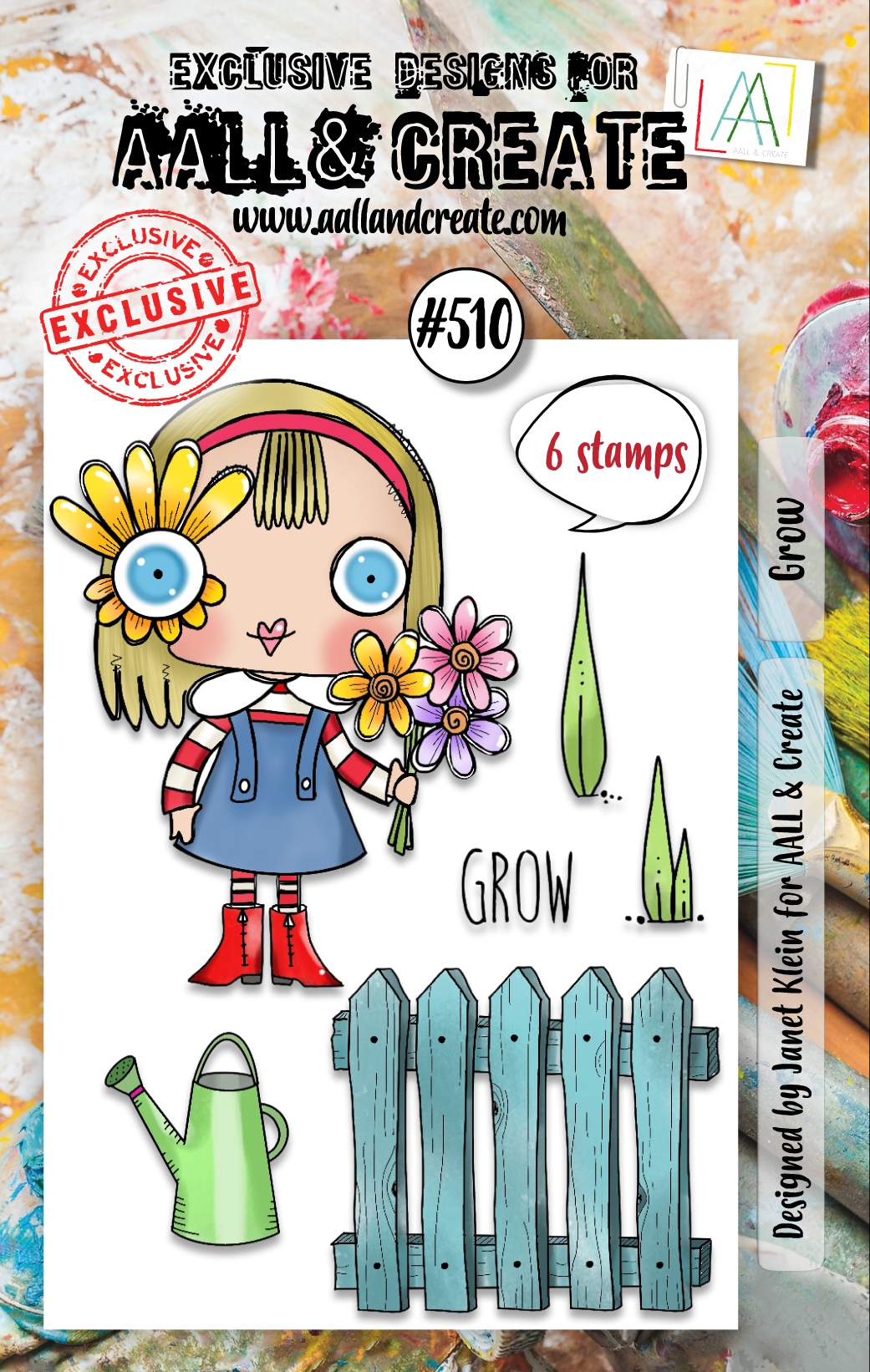 #0510 Grow A7 Clear Stamp Set