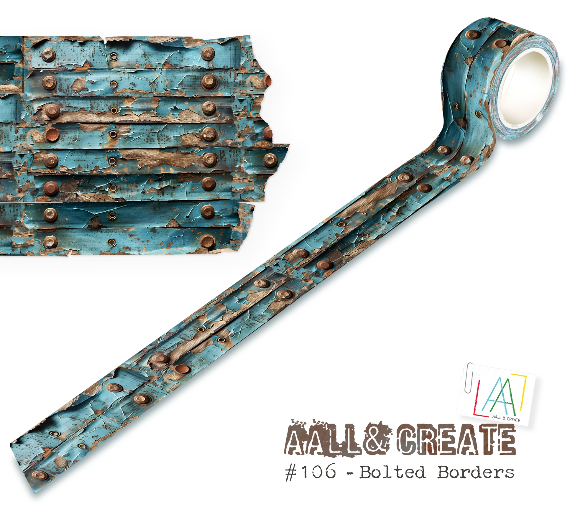 #106 Bolted Borders (Layer-It-Up!) Washi Tape
