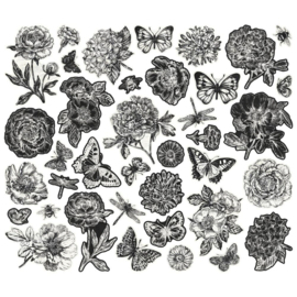 Simple Vintage Essentials Bits & Pieces Die-Cuts Botanical